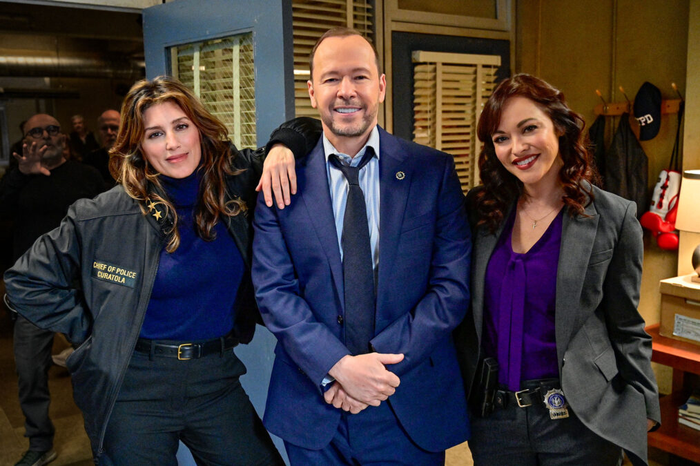 Jennifer Esposito, Donnie Wahlberg, and Marisa Ramirez in 'Blue Bloods'