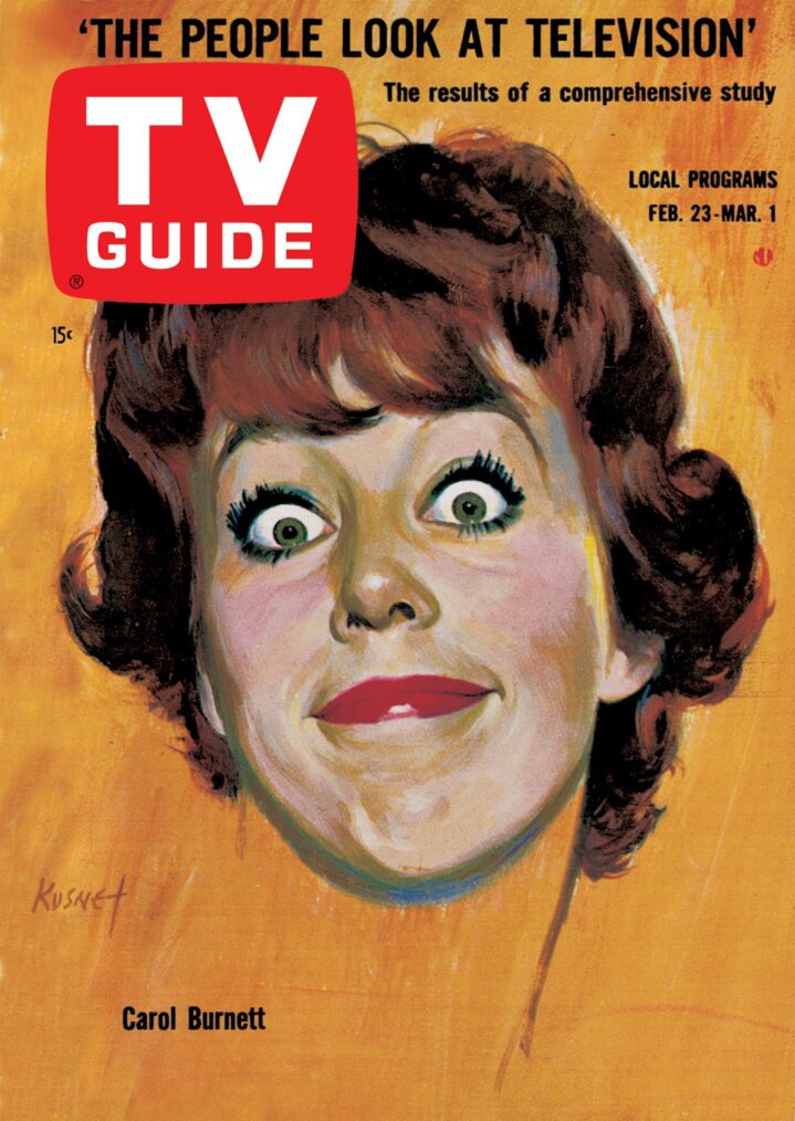 CALAMITY JANE, Carol Burnett, TV Guide Magazine cover