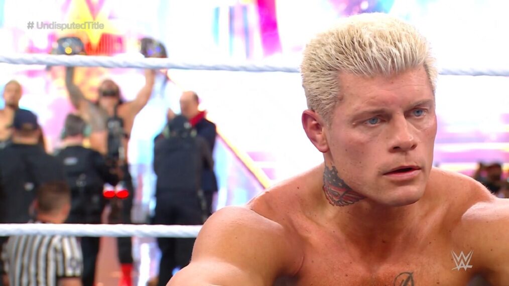 Cody Rhodes makes his explosive entrance at WrestleMania: WrestleMania 39  Sunday Highlights