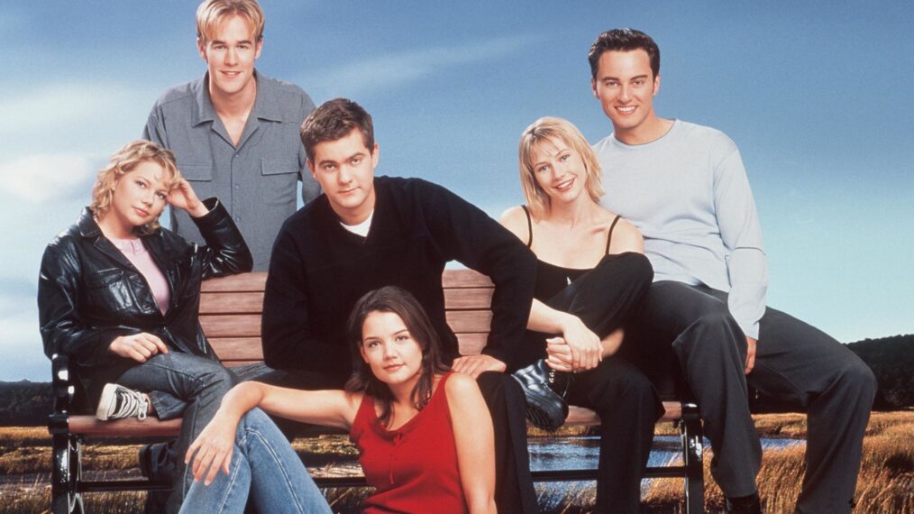 The cast of 'Dawson's Creek,' Season 3 - James Van Der Beek, Michelle Williams, Joshua Jackson, Meredith Monroe, Kerr Smith, Katie Holmes