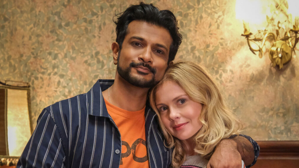 Utkarsh Ambudkar and Rose Mclver in 'Ghost'