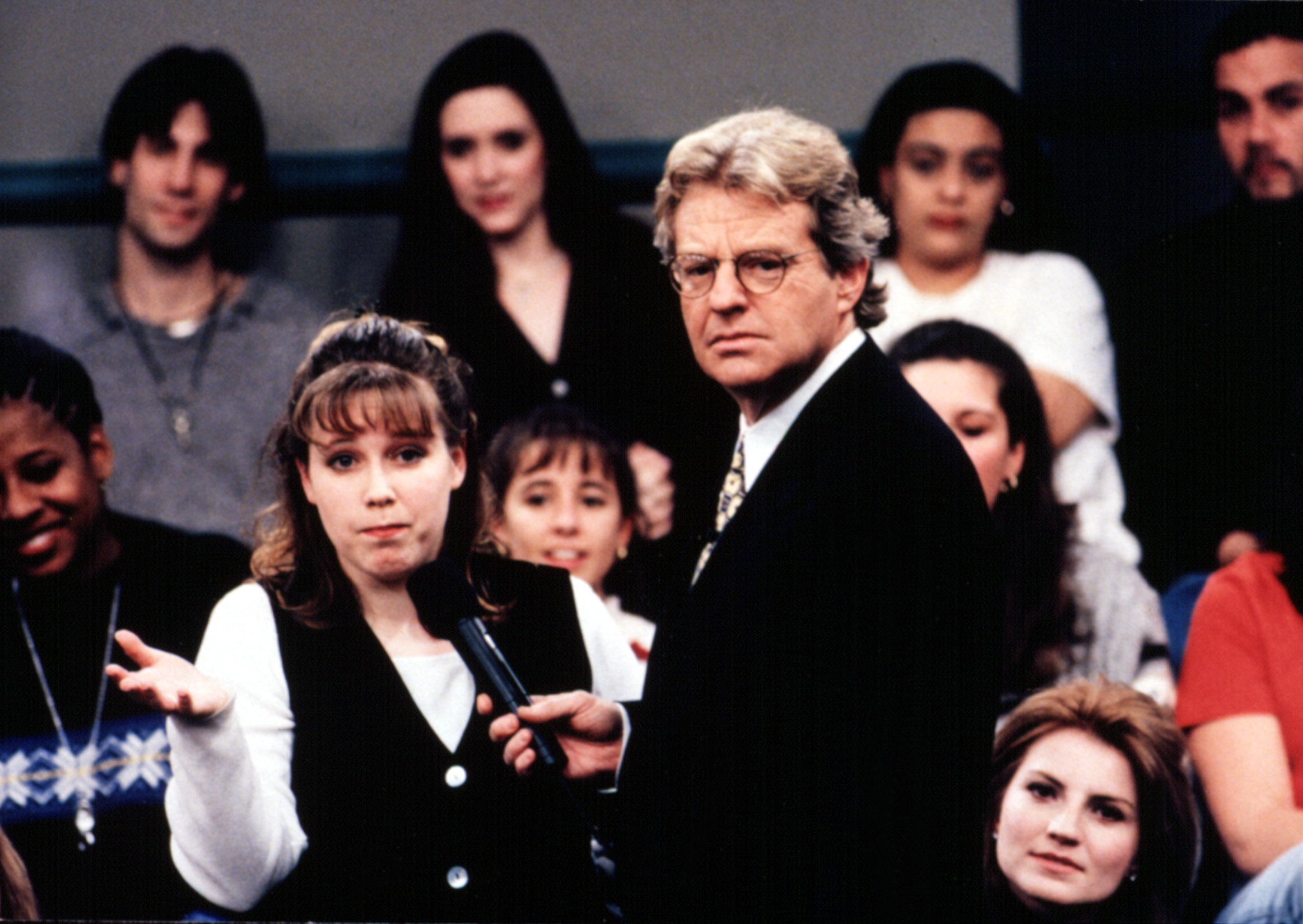 JERRY SPRINGER SHOW, Jerry Springer w/audience member, 1991-present