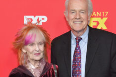 Judy Farrell and Mike Farrell attends the premiere of FX's 'The Assassination Of Gianni Versace: American Crime Story'
