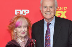Judy Farrell and Mike Farrell attends the premiere of FX's 'The Assassination Of Gianni Versace: American Crime Story'