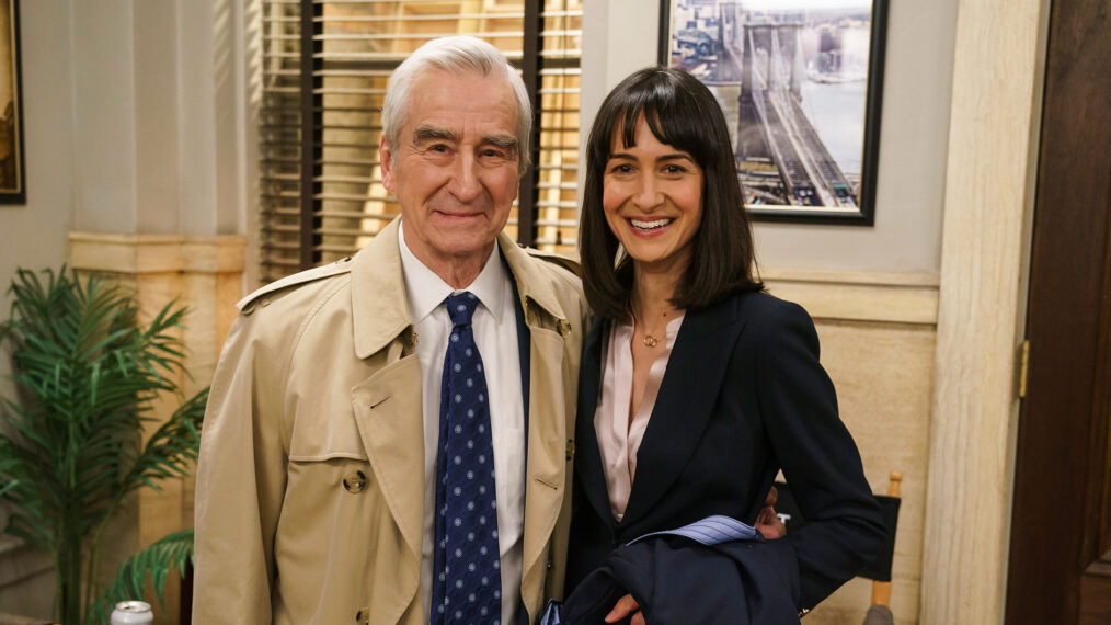 Sam Waterston and Elisabeth Waterston in 'Law and Order'