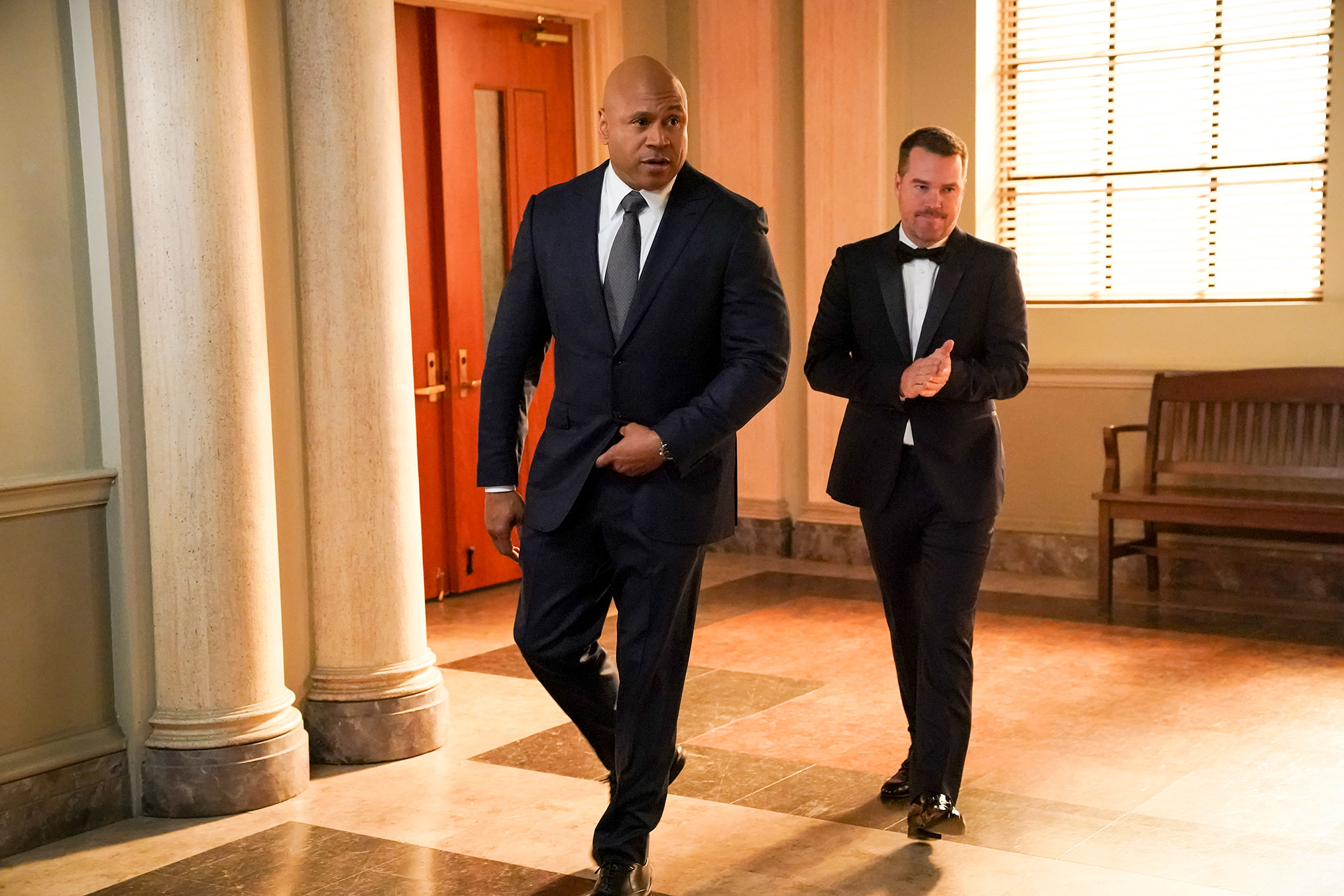 LL Cool J and Chris O'Donnell in 'NCIS'