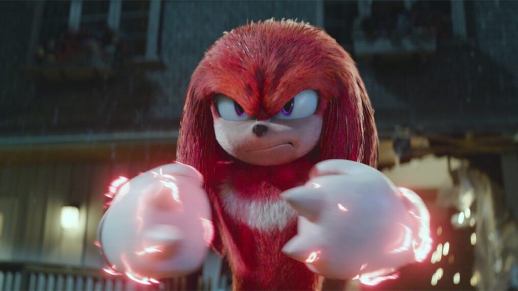 SONIC THE HEDGEHOG 2, Knuckles (voice: Idris Elba), 2022. © Paramount Pictures / Courtesy Everett Collection