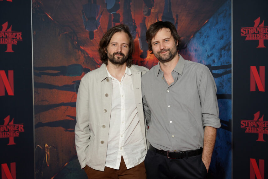 Matt Duffer and Ross Duffer attend Netflix's 'Stranger Things' SAG event at Netflix Tudum Theater