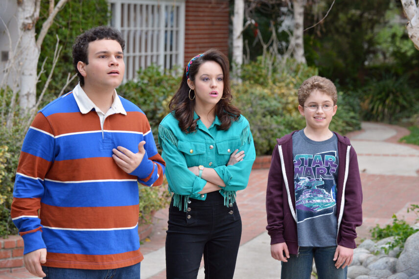 Troy Gentile, Hayley Orrantia, Sean Giambrone - 'The Goldbergs'