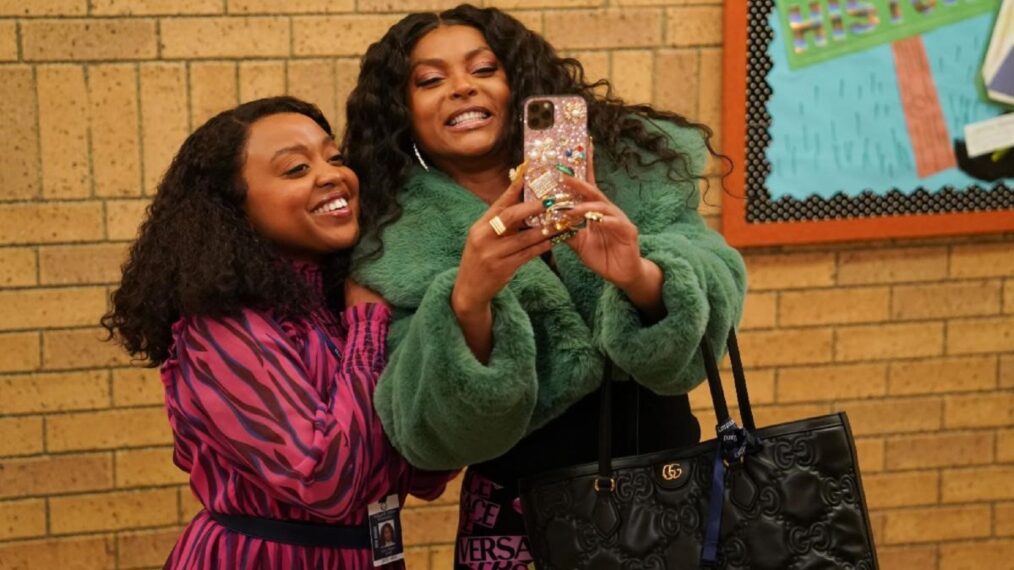 Quinta Brunson and Taraji P. Henson in 'Abbott Elementary'