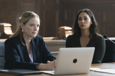 Allison Hossack and Meaghan Rath in 'Accused'