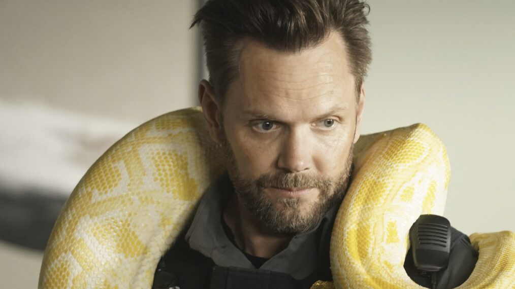 Joel McHale as Frank in 'Animal Control'