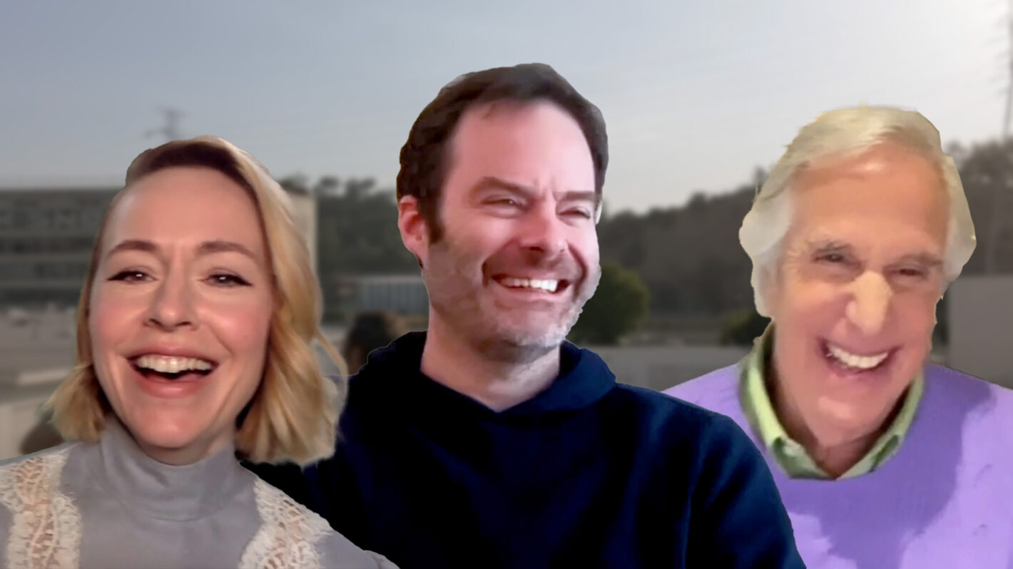 Sarah Goldberg, Bill Hader, and Henry Winkler