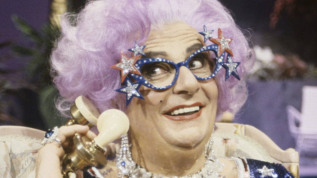 Barry Humphries as Dame Edna in 'Dame Edna's Hollywood'