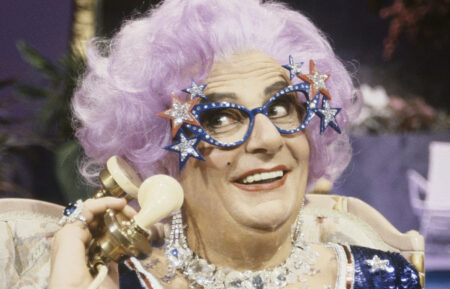 Barry Humphries as Dame Edna in 'Dame Edna's Hollywood'