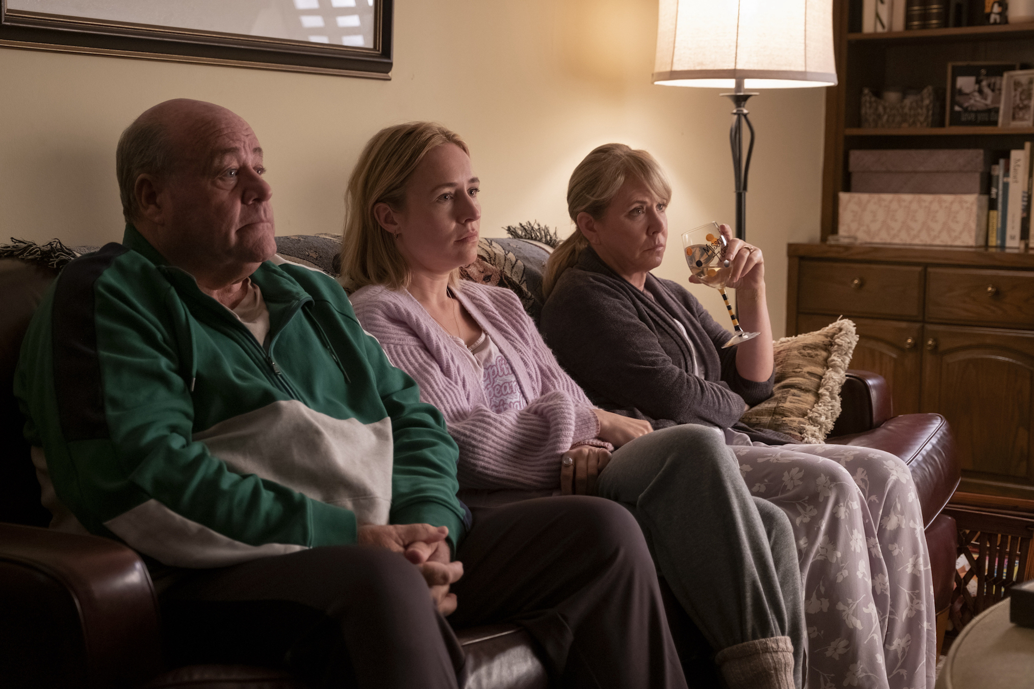 Michael Dempsey, Sarah Goldberg, and Romy Rosemont in 'Barry'