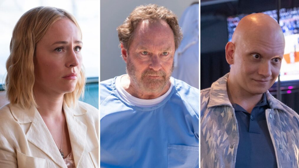 Sarah Goldberg, Stephen Root, and Anthony Carrigan in 'Barry'