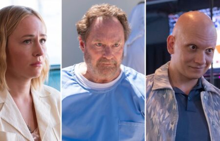 Sarah Goldberg, Stephen Root, and Anthony Carrigan in 'Barry'