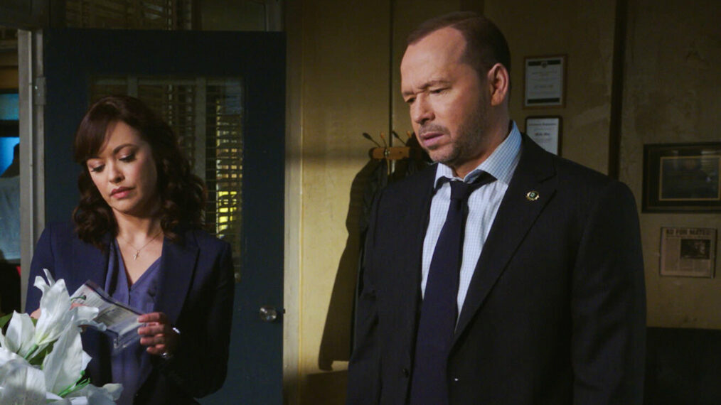 Marisa Ramirez and Donnie Wahlberg in 'Blue Bloods'