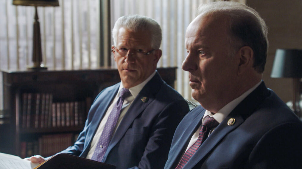Gregory Jbara and Robert Clohessy in 'Blue Bloods'