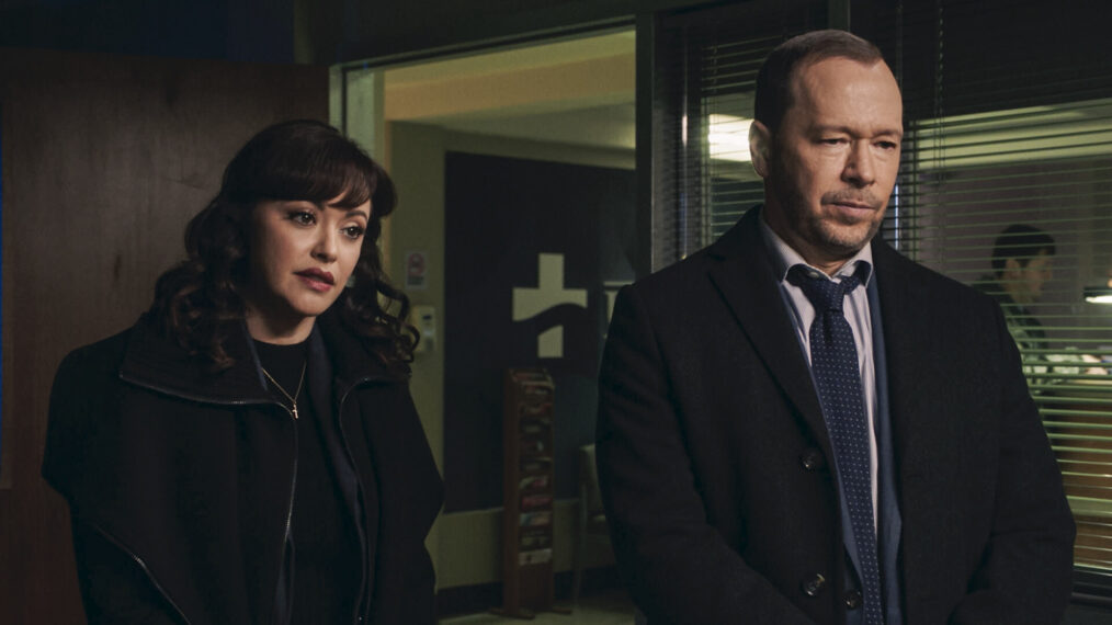 Marisa Ramirez as Det. Maria Baez and Donnie Wahlberg as Danny Reagan on 'Blue Bloods'