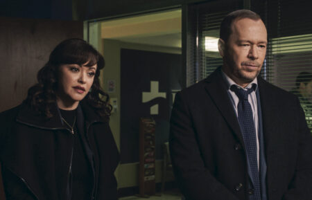 Marisa Ramirez as Det. Maria Baez and Donnie Wahlberg as Danny Reagan on 'Blue Bloods'