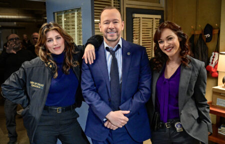 Jennifer Esposito, Donnie Wahlberg, and Marisa Ramirez in 'Blue Bloods'