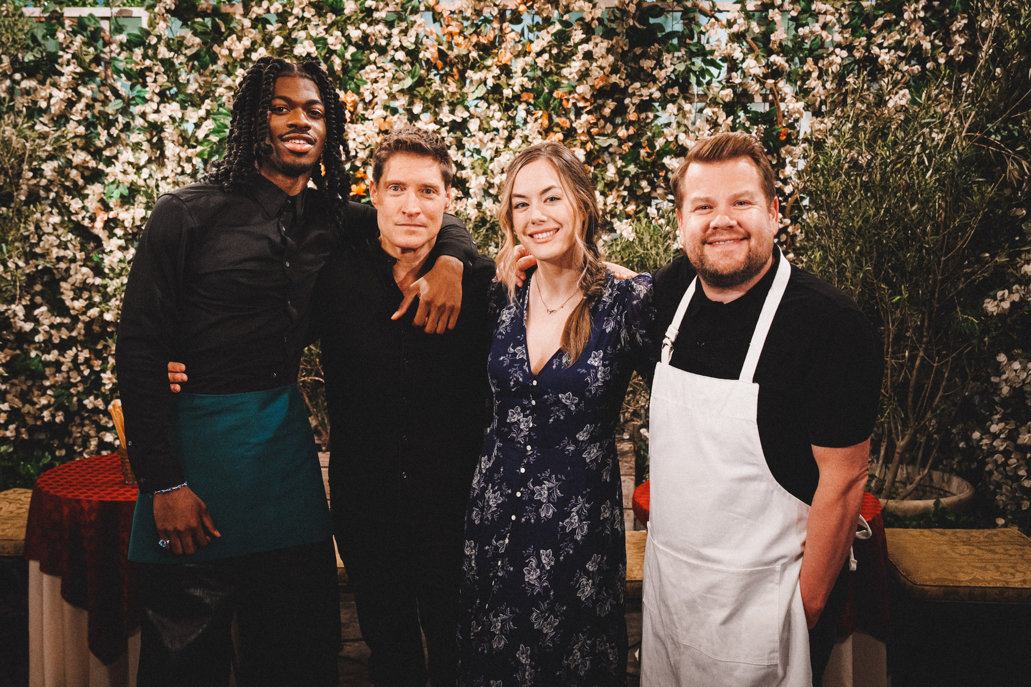 Lil Nas X, Sean Kanan, Annika Noelle, and James Corden on 'The Bold and the Beautiful'