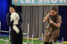 Guest star Margaret Cho and Mayim Bialik in the 'Call Me Pretty Kitty' episode of CALL ME KAT airing Thursday, Apr 27 (9:30-10:00 PM ET/PT) on FOX