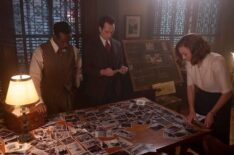 Chris Chalk, Matthew Rhys, and Juliet Rylance in the 'Perry Mason' Season 2 finale