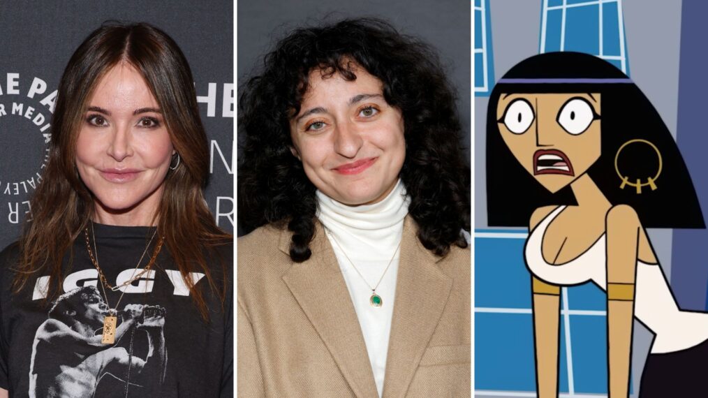 Christa Miller, Mitra Jouhari, Cleo on 'Clone High'