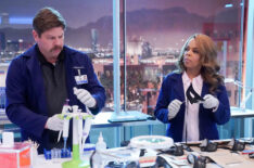 Lex Medlin and Paula Newsome in 'CSI: Vegas'