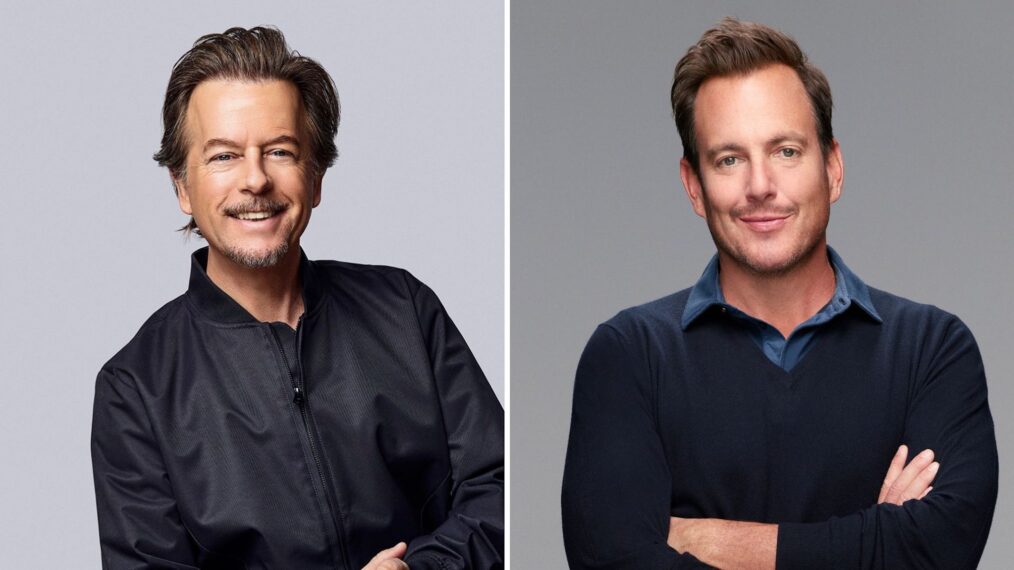 David Spade (L) and Will Arnett (R)