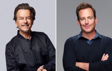 David Spade (L) and Will Arnett (R)