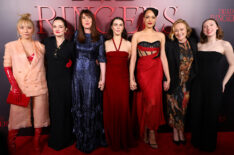 Poppy Liu, Emily Meade, Alice Birch, Rachel Weisz, Britne Oldford, Jennifer Ehle and Kitty Hawthorne of 'Dead Ringers'