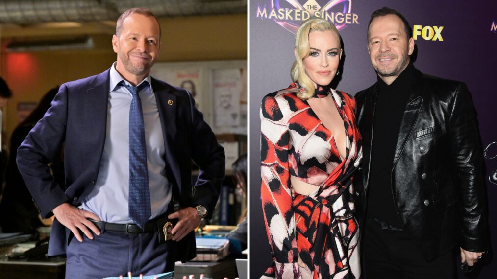 Donnie Wahlberg in 'Blue Bloods,' with Jenny McCarthy