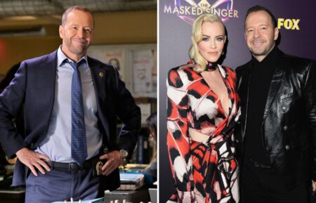 Donnie Wahlberg in 'Blue Bloods,' with Jenny McCarthy