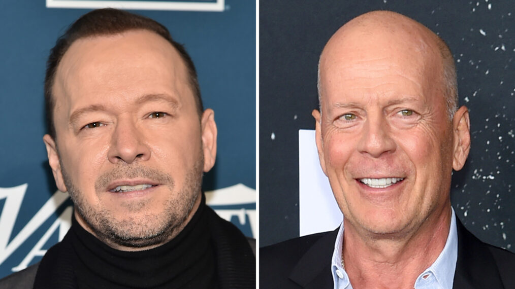 Donnie Wahlberg and Bruce Willis