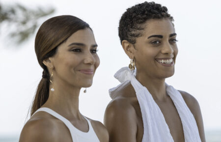 Roselyn Sánchez and Kiara Barnes as Elena and Ruby in 'Fantasy Island'