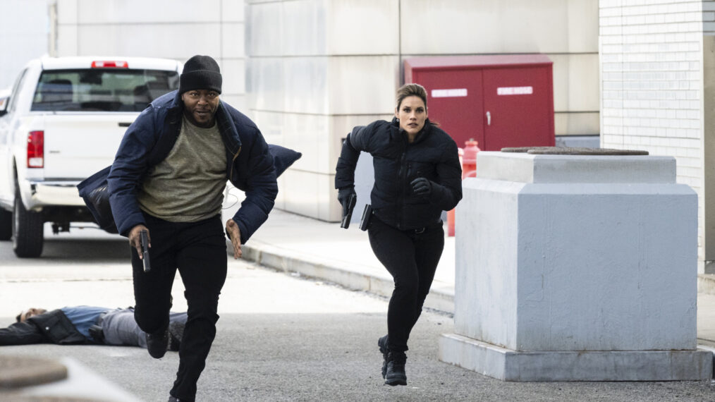 Edwin Hodge and Missy Peregrym in 'FBI: Most Wanted'