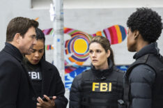 Dylan McDermott, Roxy Sternberg, Missy Peregrym, and Katherine Renee Kane in 'FBI: Most Wanted'