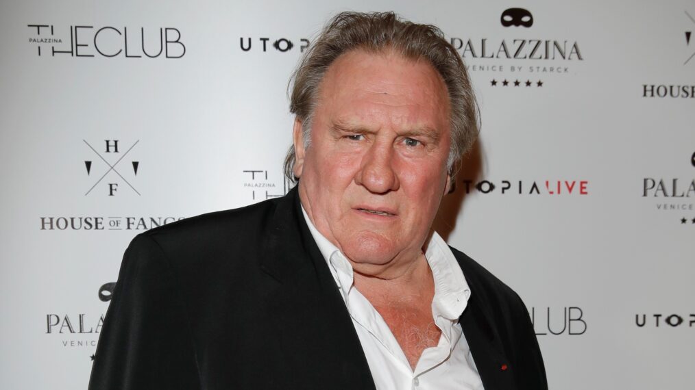 Gerard Depardieu at A Royal Affair reception