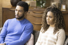 Anthony Hill as Winston and Kelly McCreary as Maggie in 'Grey's Anatomy' Season 19 Episode 13