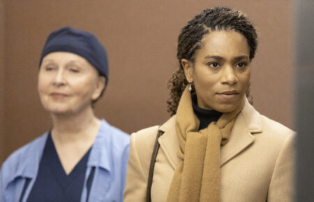 Kate Burton as Ellis and Kelly McCreary as Maggie in 'Grey's Anatomy' Season 19 Episodes 14 & 15