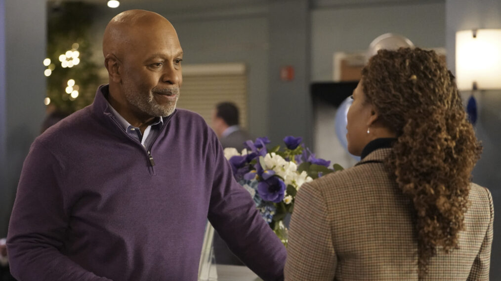 James Pickens Jr. as Richard and Kelly McCreary as Maggie in 'Grey's Anatomy' Season 19 Episodes 14 & 15