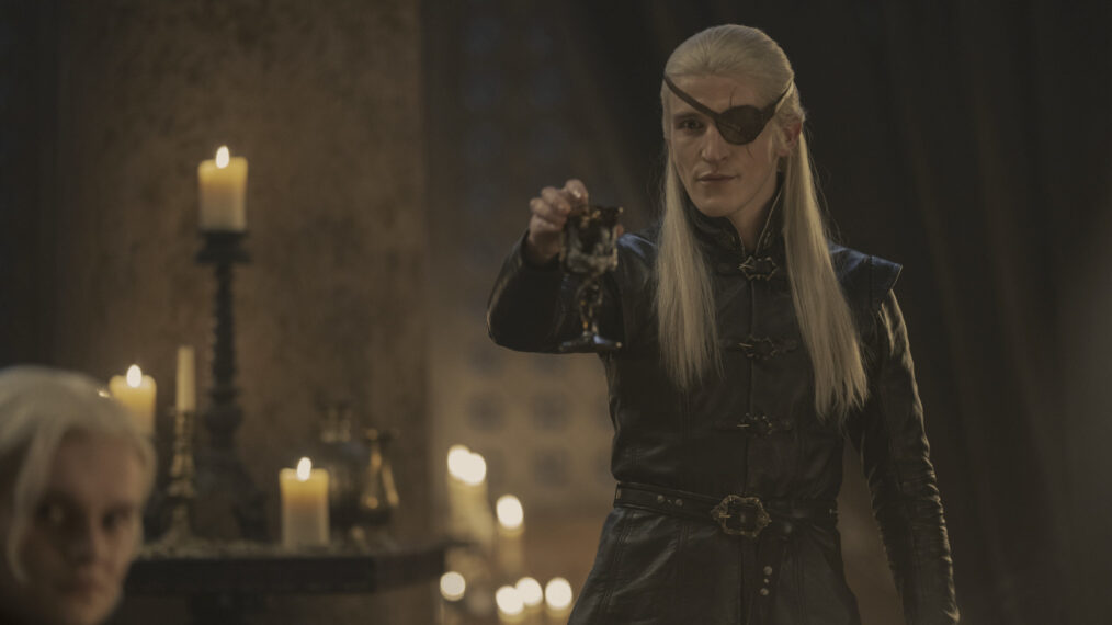 Ewan Mitchell as Aemond Targaryen on 'House of the Dragon'