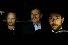 Aaron Paul, Bryan Cranston, and Charlie Day in 'It's Always Sunny in Philadelphia' Season 16