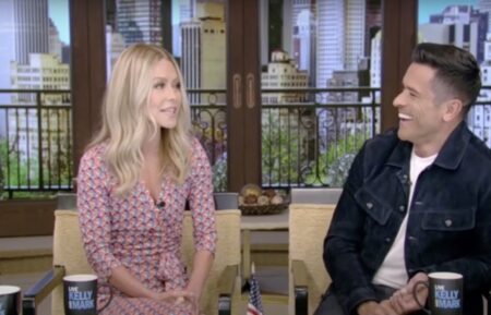 Kelly Ripa and Mark Consuelos on Live with Kelly and Mark