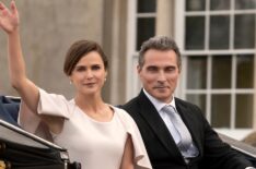 Keri Russell and Rufus Sewell in The Diplomat