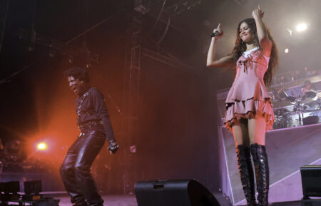 Labrinth and Zendaya perform at the 2023 Coachella Valley Music and Arts Festival on April 22, 2023, in Indio, California